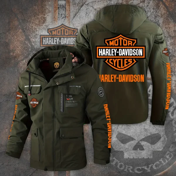 Harley Davidson Winter Windbreaker Jacket VDWWJ001