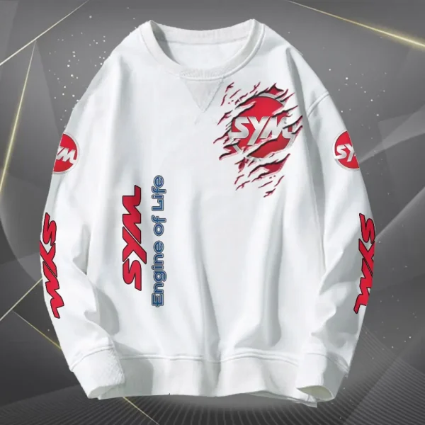 SYM Motors Scratch Rip Pattern Sweatshirt VD2DSW028 - Image 4