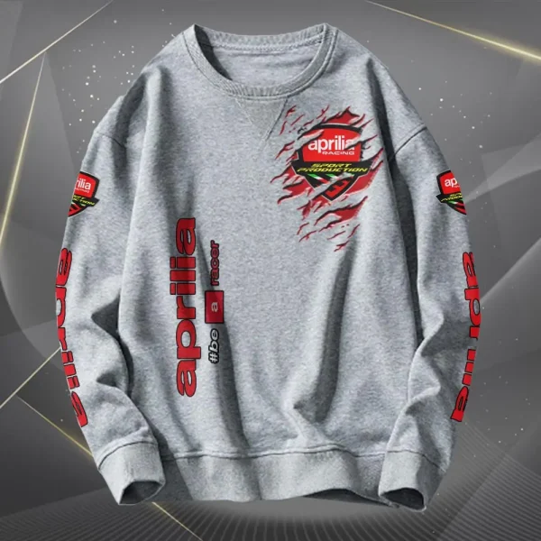 Aprilia Scratch Rip Pattern Sweatshirt VD2DSW030 - Image 3