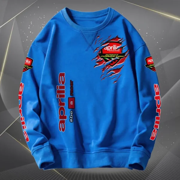 Aprilia Scratch Rip Pattern Sweatshirt VD2DSW030 - Image 5