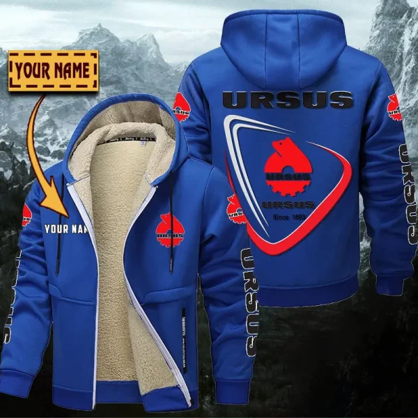 Ursus Hoodie Zip Velvet Coat WINHZVC20186 - Image 7