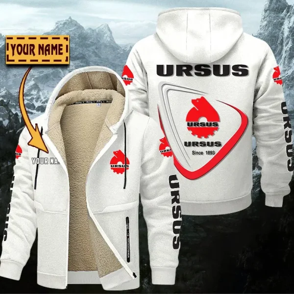 Ursus Hoodie Zip Velvet Coat WINHZVC20186 - Image 8