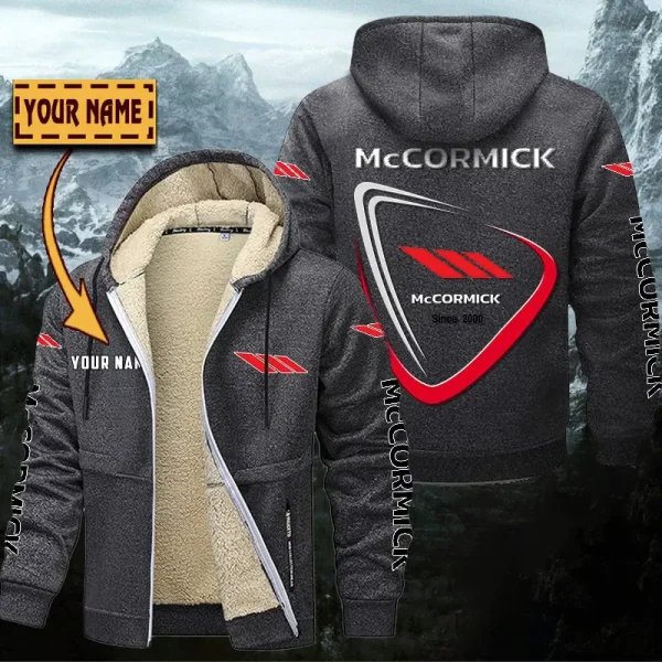 McCormick Hoodie Zip Velvet Coat WINHZVC20179 - Image 5