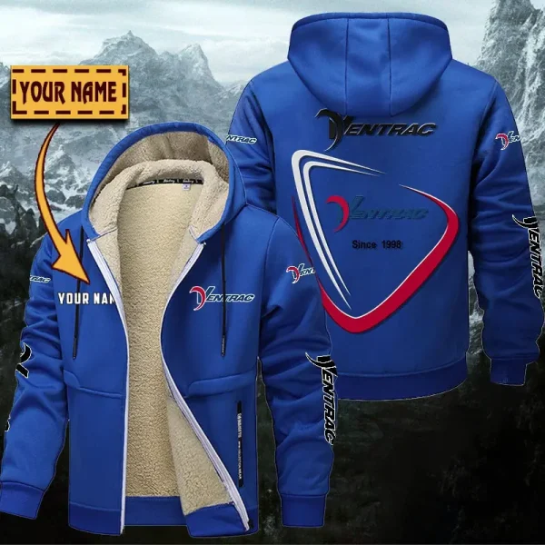 Ventrac Hoodie Zip Velvet Coat WINHZVC20188 - Image 7