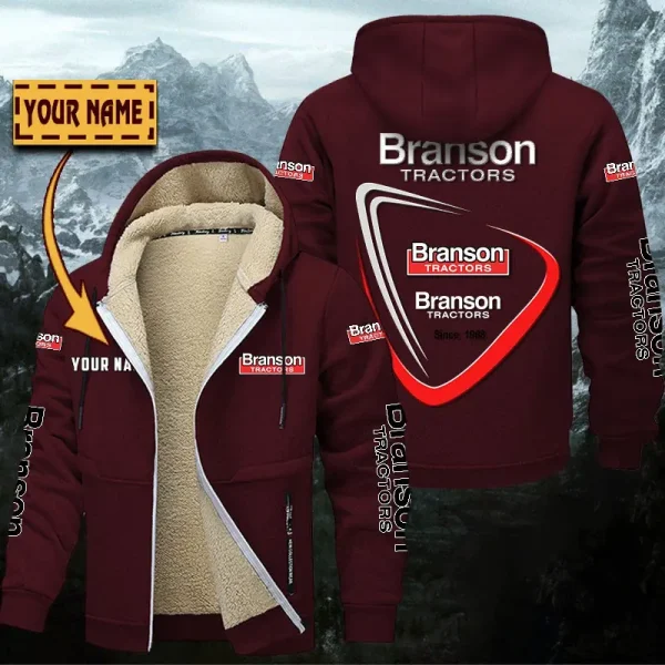 Branson Hoodie Zip Velvet Coat WINHZVC20164 - Image 9