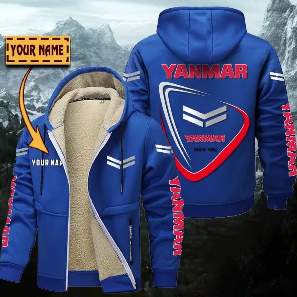 Yanmar Hoodie Zip Velvet Coat WINHZVC20190 - Image 8