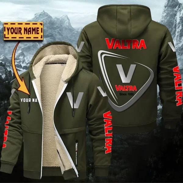 Valtra Hoodie Zip Velvet Coat WINHZVC20187 - Image 2