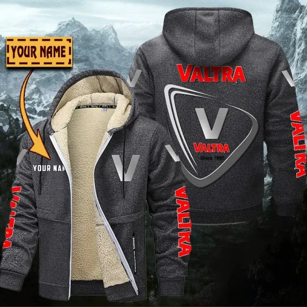 Valtra Hoodie Zip Velvet Coat WINHZVC20187 - Image 5