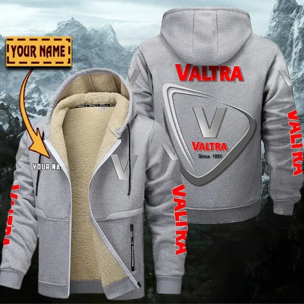 Valtra Hoodie Zip Velvet Coat WINHZVC20187 - Image 6