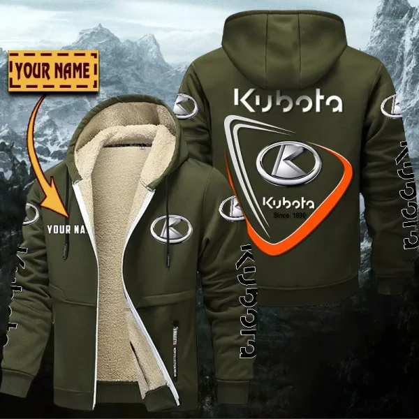 Kubota Hoodie Zip Velvet Coat WINHZVC20175 - Image 2