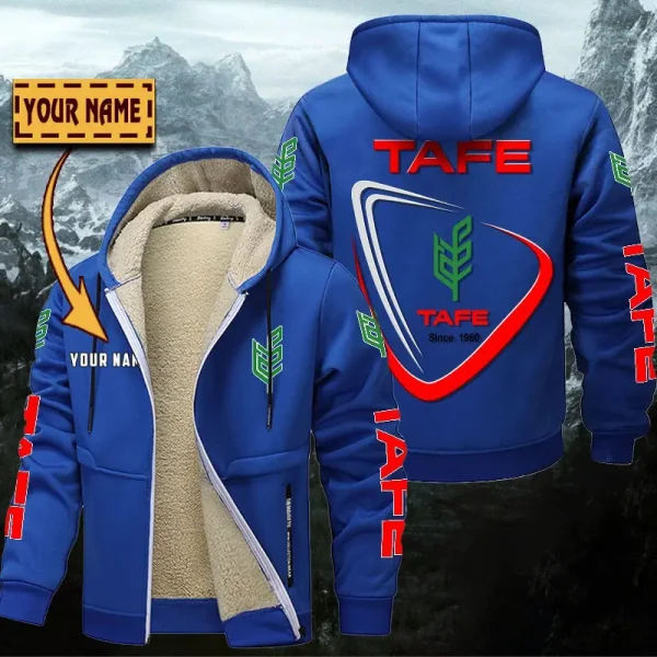 Tafe Hoodie Zip Velvet Coat WINHZVC20185 - Image 8