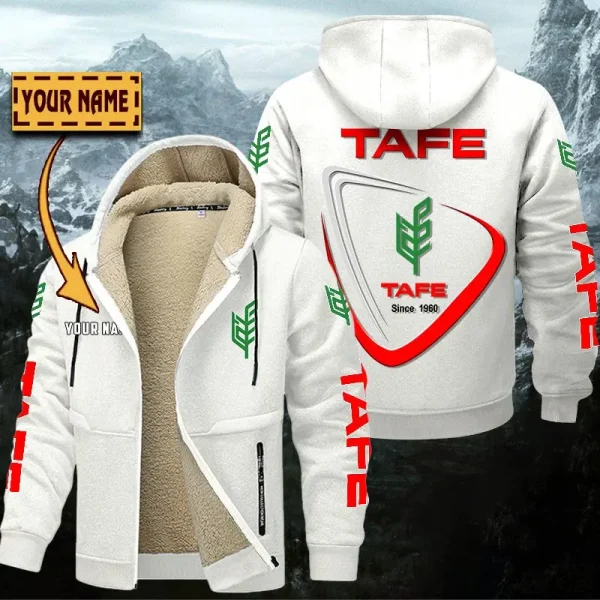 Tafe Hoodie Zip Velvet Coat WINHZVC20185 - Image 9