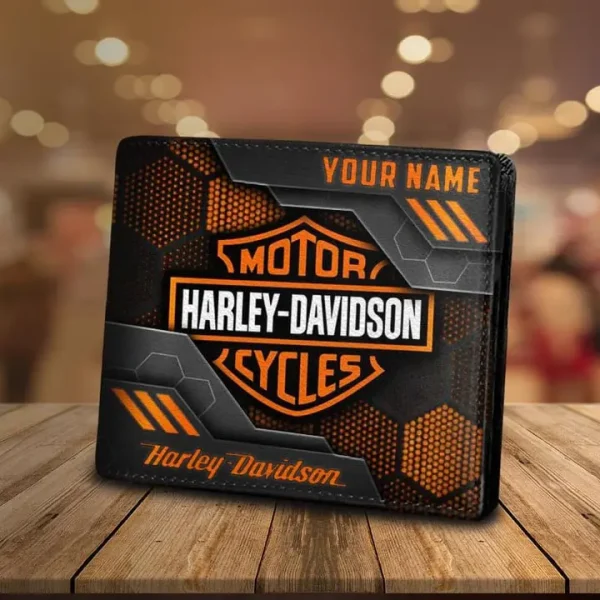 Harley-Davidson DMHD1468 Leather Wallet Multicolor