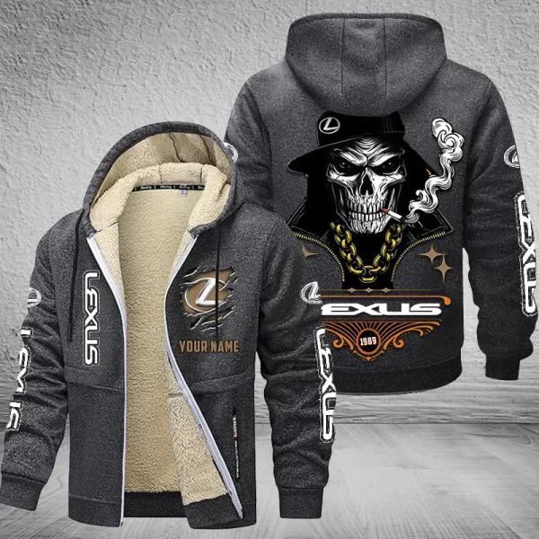 Lexus NNPZC307 Men’s Thickened Zipper Hoodies - Image 7
