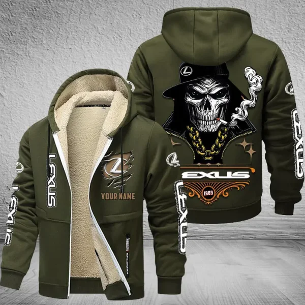 Lexus NNPZC307 Men’s Thickened Zipper Hoodies - Image 8