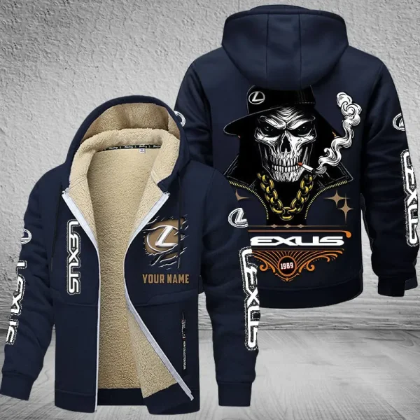 Lexus NNPZC307 Men’s Thickened Zipper Hoodies - Image 9