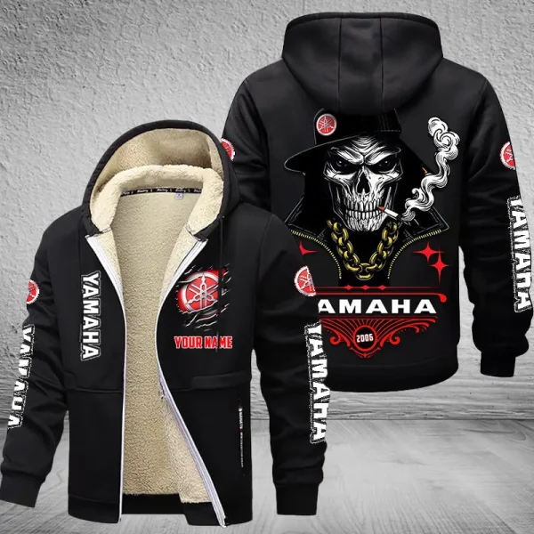 Yamaha NNPZC347 Men’s Thickened Zipper Hoodies - Image 2