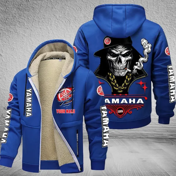 Yamaha NNPZC347 Men’s Thickened Zipper Hoodies - Image 6