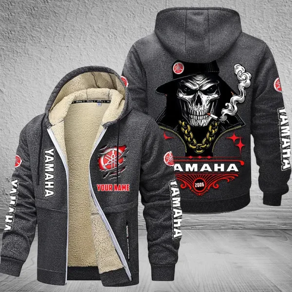 Yamaha NNPZC347 Men’s Thickened Zipper Hoodies - Image 7