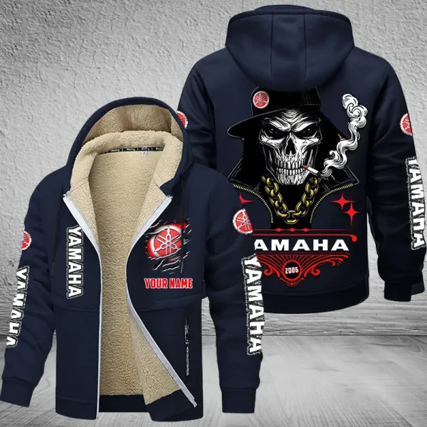 Yamaha NNPZC347 Men’s Thickened Zipper Hoodies - Image 9