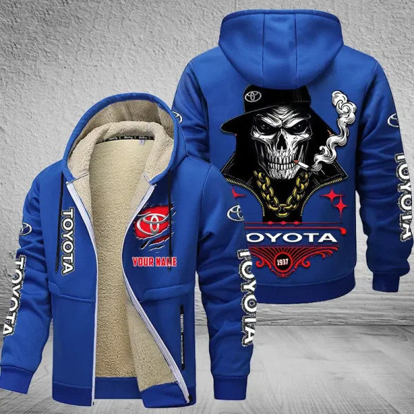 Toyota NNPZC341 Men’s Thickened Zipper Hoodies - Image 7