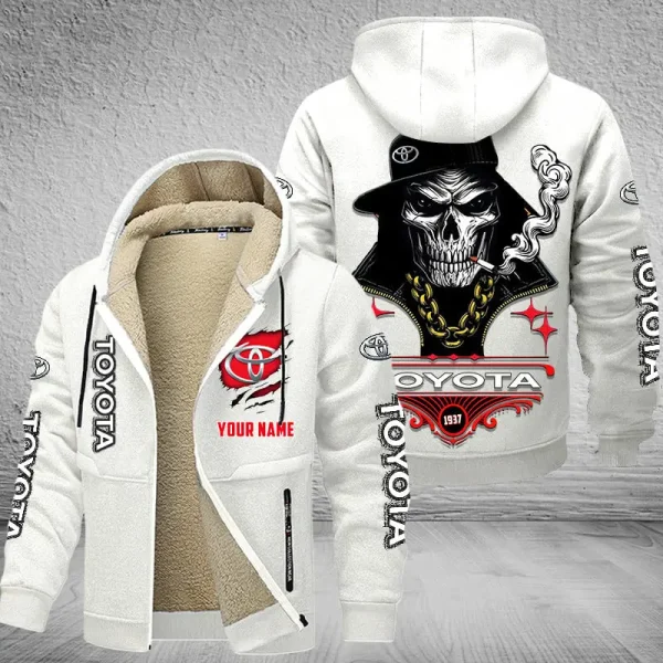 Toyota NNPZC341 Men’s Thickened Zipper Hoodies - Image 10