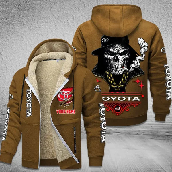 Toyota NNPZC341 Men’s Thickened Zipper Hoodies - Image 11
