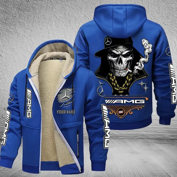 Mercedes-AMG NNPZC315 Men’s Thickened Zipper Hoodies - Image 6