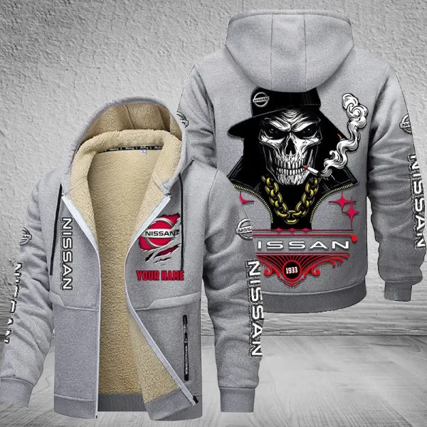 Nissan NNPZC323 Men’s Thickened Zipper Hoodies - Image 6