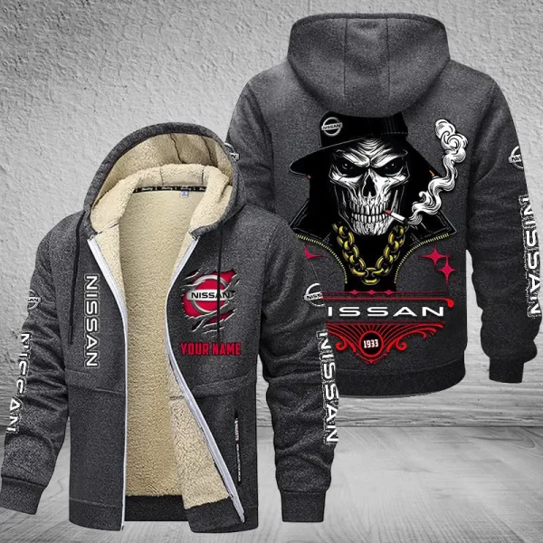 Nissan NNPZC323 Men’s Thickened Zipper Hoodies - Image 8