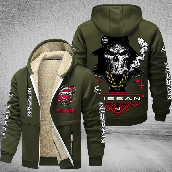 Nissan NNPZC323 Men’s Thickened Zipper Hoodies - Image 9