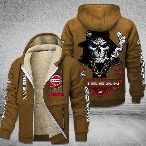 Nissan NNPZC323 Men’s Thickened Zipper Hoodies - Image 11