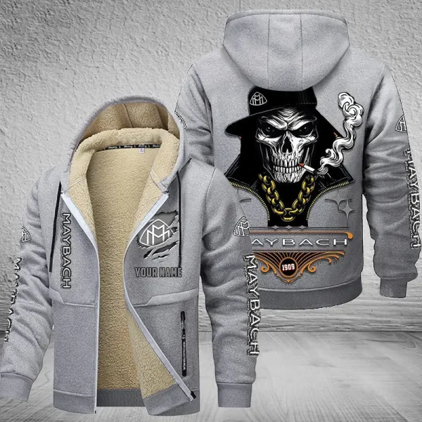 Maybach NNPZC312 Men’s Thickened Zipper Hoodies - Image 6