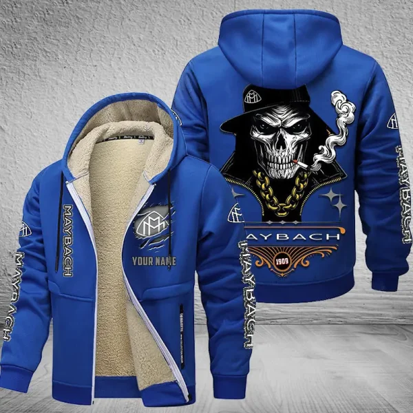 Maybach NNPZC312 Men’s Thickened Zipper Hoodies - Image 7