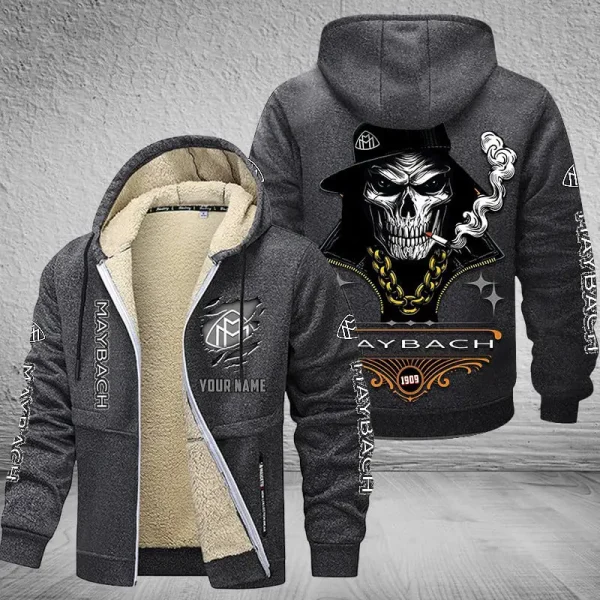 Maybach NNPZC312 Men’s Thickened Zipper Hoodies - Image 8