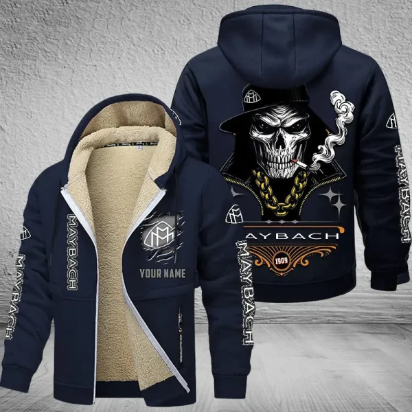 Maybach NNPZC312 Men’s Thickened Zipper Hoodies - Image 9