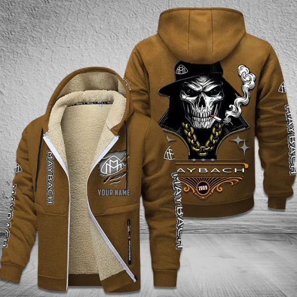 Maybach NNPZC312 Men’s Thickened Zipper Hoodies - Image 11