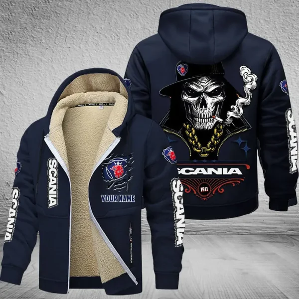 Scania NNPZC335 Men’s Thickened Zipper Hoodies - Image 9