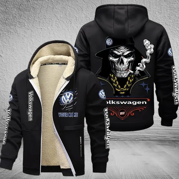 Volkswagen NNPZC345 Men’s Thickened Zipper Hoodies