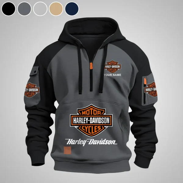 Harley Davidson Dark Gray Heavy Hoodie JSZI6D100457