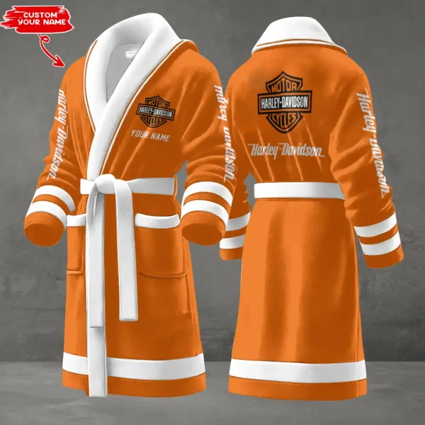 Harley Davidson Luxurious Comfort Meets Sporty Style Bathrobe-VDBATHROBE024