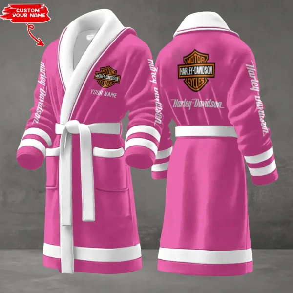 Harley Davidson Luxurious Comfort Meets Sporty Style Bathrobe-VDBATHROBE025