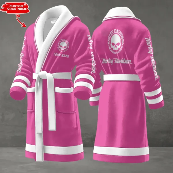 Harley Davidson Luxurious Comfort Meets Sporty Style Bathrobe-VDBATHROBE029