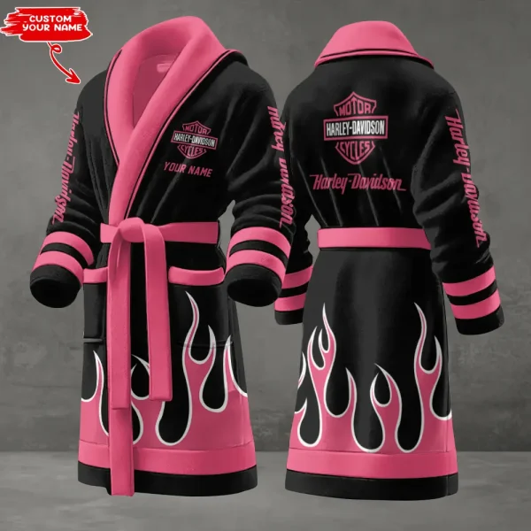 Harley Davidson Luxurious Comfort Meets Sporty Style Bathrobe-VDBATHROBE043