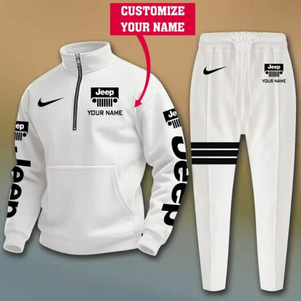 Jeep Combo Quarter Zip Sweatshirt and Pants Limited Edition VDQZSAP002