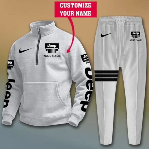 Jeep Combo Quarter Zip Sweatshirt and Pants Limited Edition VDQZSAP002 - Image 2