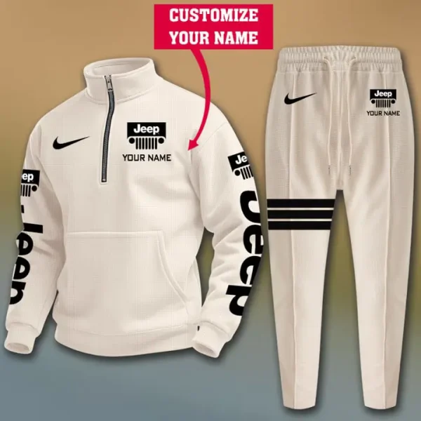 Jeep Combo Quarter Zip Sweatshirt and Pants Limited Edition VDQZSAP002 - Image 3