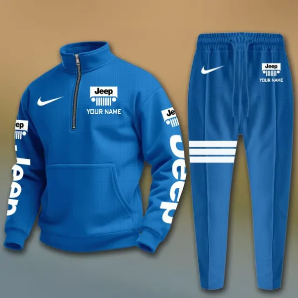 Jeep Combo Quarter Zip Sweatshirt and Pants Limited Edition VDQZSAP002 - Image 4