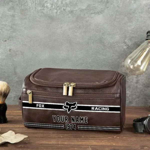 Fox Racing NNPCB027 Toiletry Bag, Leather Dopp Kit Accessory - Image 5