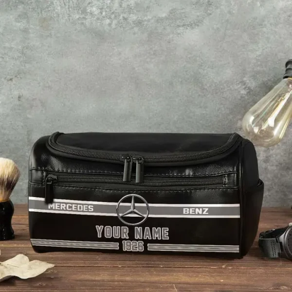 Mercedes-Benz NNPCB055 Toiletry Bag, Leather Dopp Kit Accessory - Image 4